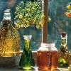 a Series of aromatic oils perfume Magic
