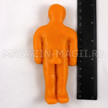 Восковая кукла вольт мужская оранжевая