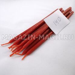 Candle wax red No. 140 (10 pieces, dipped)
